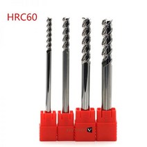 목공엔드밀 라우터 비트 밀링 1 pc 엔드 밀 6mm 8mm 10mm HRC60 3 플루트 엑스트라 롱 솔리드 카바이드 알루미늄 커터 CNC 선반 공구, hrc60 3f-d10x150l