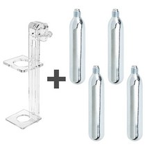 [그린월드] 미니 고압 CO2 봄베 88g/4개입/거치대세트