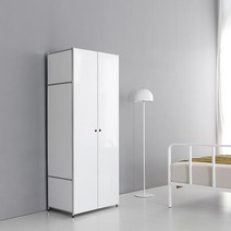 마켓비 SIMPLIE 옷장 BC122 화이트 상단 하단 선반 1단 행거 옷걸이 장롱, 상세페이지 참조