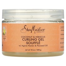 SheaMoisture 모발관리 컬링 젤 수플레이 코우커넛 히비스커스 12 oz (340 g)