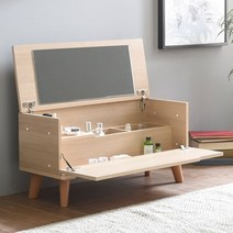 라벨라F 실프 접이식 좌식 화장대, 색상:아카시아