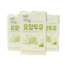 케어웰 요양두유 24팩 식사대용 음료 아침 영양보충 간식 + 마스크 1매 증정, 48팩, 140ml