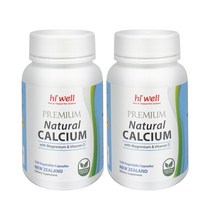 하이웰 칼슘 마그네슘 비타민D 120캡슐 2팩 (뉴질랜드) Hi Well Natural Calcium with Magnesium Vitamin D