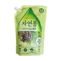 자연퐁 찌든때 걱정없는 솔잎 주방세제 리필형 1.1L, 1개