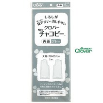 크로바 NEW 챠코페이퍼 양면 회색 프랑스자수 먹지 퀼트, NEW 챠코페이퍼-양면 회색
