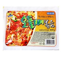 [더착한푸드]임꺽정 양념오돌뼈볶음 400g 식자재마트 대용량 업소용 양념오돌뼈볶음 양념육 즉석식품 간식 안주 양념육가공 오돌뼈볶음