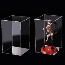 맞춤형 투명 아크릴 디스플레이 케이스 75 사이즈 수조 상자 모델 카드 정리 쇼케이스 액션 피규어 장난감 수집품, [05] height 30cm, [06] 15x15cm