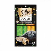 쉬바 멜티 닭고기 2가지맛 48g(12g 4개) 닭고기와흰살생선고양이간식 고양이용품 고양이주식캔 고양이츄르 고양이캔간식 고양이스낵 고양이영양간식 캣닢가루 마타타비 고양이간식파우치, 본상품