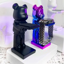 시계 거치대 보관함 진열대 베어브릭 곰