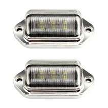 오토바이 트레일러 캐리어 12Pcs 6led 번호 자동차 보트에 대 한 번호판 빛 항공기 RV 트럭 외부 램프, 스페인 +1PC