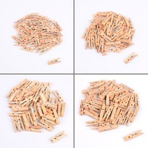 인테리어용 걸이용 사진 나무 집게 그림집게 사진집게, 1개, 3cm