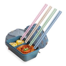 등산 도시락 식단 휴대용 등산용 캠핑 밀 간편 젓가락, 쿠팡 파스텔젓가락-랜덤