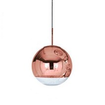 TOM DIXON 톰딕슨 골드 미러볼 샹들리에, 로즈 골드, 직경 400mm