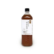 한우지애 (봉동직송) 완주 봉동 수제 생강진액 1000ml 명절 부모님 선물 다이어트 탕비실 회사 체중조절 손님접대, 5개
