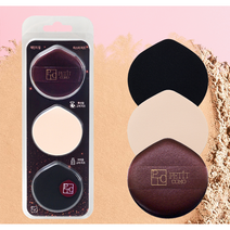 파우더팩트 에어 쿠션 퍼프 체이지 업 교체형 화장 퍼프, 1세트