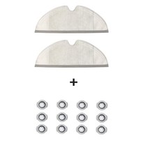 와이제이 샤오미 로봇청소기부품 세트-물걸레*2+물탱크 필터 *12, 1세트, 샤오미 물걸례 2장+물탱크 필터 *12