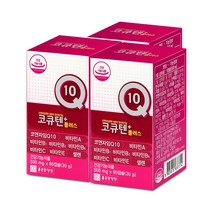 종근당건강 코큐텐 플러스 60캡슐 3개 6개월분 코엔자임Q10 항산화 비타민, 60정