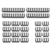 3.4mm 슬리브 케이블 전원 공급 장치 커넥터 흰색 검은 색 용 1 세트 케이블 빗, 검은색, 1개