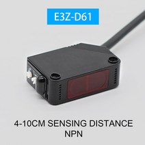 포토 센서 광화이버 스위치 Cloweit 10cm 2m 5m 감지 확산 반사 빔 광전 근접 E3Z D61 D81 D62 D82 T61 T81, 02 A Quality .Bracket, 01 E3Z-D61 NPN