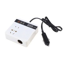 인버터 차량용 트랜스 자동차 인버터 150W 12V/24V ~ 110V/220V 시가 라이터 전원 어댑터, 02 WT