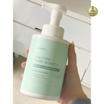 은율 데일리케어 퓨어 버블 약산성 5.5 폼클렌징, 168개, 500ml