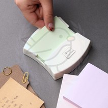 새임 점착메모지 리필 100매 크라프트 메모지 점착메모지 스티키노트