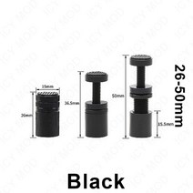 그래픽 카드 26-120mm vga 브래킷 모든 알루미늄 금속 마그네틱 바닥 안티 벤딩, 블랙 26-50mm