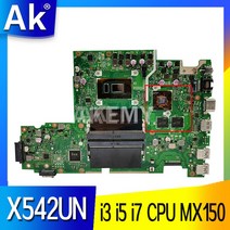 X542UN 노트북 ASUS VivoBook FL8000U 메인 보드 i3 i5 i7 CPU MX150 GPU, 01 MX150 GPU I3-8130U