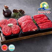 [총체보리한우]1++등급 정육8호 선물(국 불 장500gX3/총1.5kg), 단품