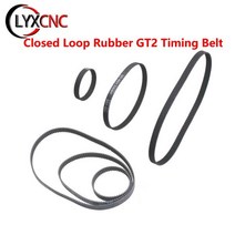 타이밍 벨트 풀리 타임 3D 프린터 벨트 폐쇄 루프 고무 GT2 타이밍 벨트 2GT-6 1220mm, 110mm