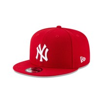 2023 희귀 레드 뉴욕 양키스 NY New Era 9FIFTY MLB 조절식 스냅백 캡 950 11941921OS