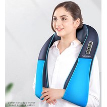 온열기능 회전 목 어깨 안마기