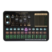 새로운 사운드 카드 M9 보이스 체인저 장치 USB 헤드셋 용 다기능 외부 테이블 마이크 모바일 컴퓨터 PC 라이브 브로드 캐스트, 06 V10X PRO