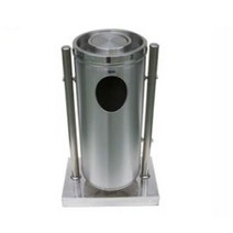 거리형 원형재떨이휴지통 지름450mm 모래겸용쓰레기통 청소도구, 단품