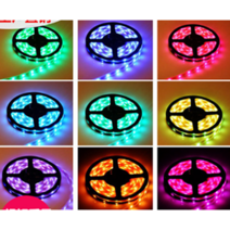 LED플렉시블, 60구블 루/5050/DC12V/2P/5M/(방수, 1개