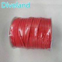 작살총 5 m조각 2mm 흰색 빨간색 노란색 파란색 녹색 올리브 색 스피어 낚시 라인, 5m 레드, 03 5M Red