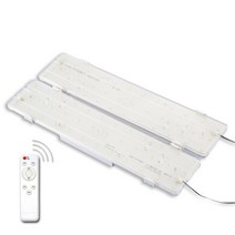 다빈치LED 리모컨 밝기조절 LED조명 36W LED조명 방등 공부방 주방등 3분간편교체, 1개, ST-36WD_리모컨디밍