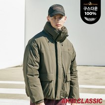 아키클래식 미어캣 하이넥 구스다운 점퍼 카키(공용)