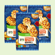 풀무원 왕감자 통모짜 핫도그 360g 3개