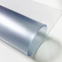 주문제작 반투명 데스크 책상매트 책상 고무판 연질 pvc 매트 패드 덮개 비닐 깔개 깔판 아스테이지, 1.5mm    반투명매트, 폭 120cm × 길이 10cm