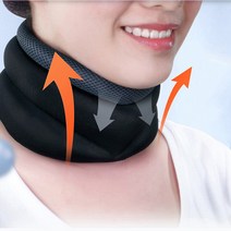 넥서포터 목 보조기 목 고정 지지대 넥 밴드 보호대 토마스 소프트 칼라 바른자세교정, 원터치 메모리폼 L
