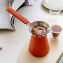 체즈베 이브릭 터키식커피 고트스토리 인덕션 커피추출기 550ml, 블랙, 1개