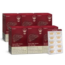 건강한약속 바른 바른 밀크씨슬+ 실리마린 간영양제 800mg x 30정 6박스, 밀크씨슬 6박스
