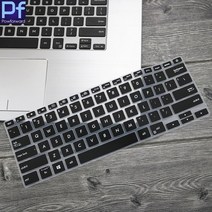 키보드 스킨 루프 포인트 키캡 커버 키스킨 for asus zenbook 14 d 31, black