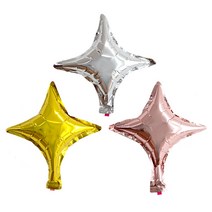 트윙클 미니별 은박풍선 (3color)-풍선 소품 벌룬 꾸미기 데코 장식 준비 생일 프로포즈 파티, 골드