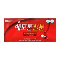 종근당건강 헤모론철분 500mg x 120캡슐 2개, 120정