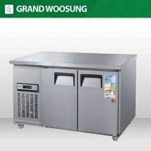 우성 테이블 냉동고 1200 올냉동 2도어 업소용 CWS-120FT, 내부스텐, 아날로그, 우측