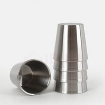 식당 업소용 물컵 스댕컵 5개 쇠컵 단겹 이중 스텐물컵 학교 스텐물잔 급식 스텐레스컵 병원스댕컵 음식점, 3_델키 디럭스 물컵(소)