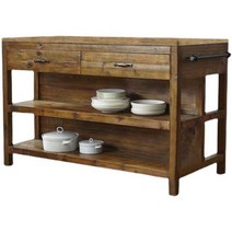 빈티지 주방조리대 홈바 베이킹 작업대 아일랜드장, 흰색 대리석 80x60x85cm 단일 문