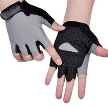 가죽반장갑 통기성 Anti-shock 스포츠 장갑 뜨거운 사이클링 Anti-slip Anti-sweat 남자 여자 절반 손가락 자전거